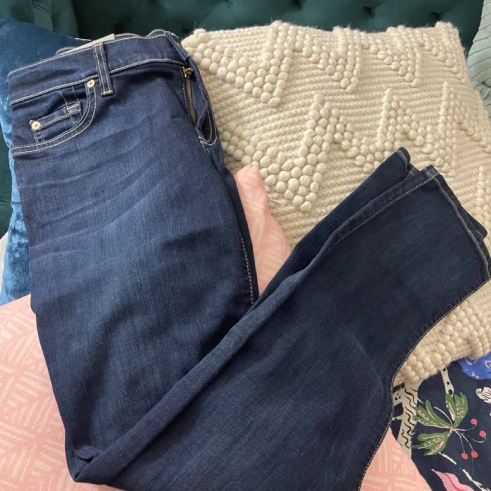 NWOT 7 for All Mankind | The Slim Cigarette | Dark Wash Skinny Jeans | Size 30